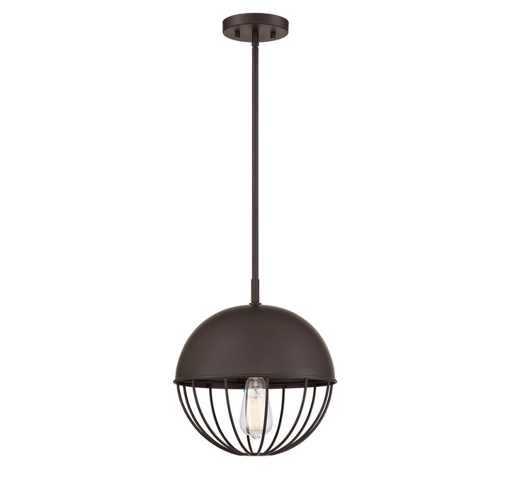 Meridian Lighting M50039ORB Moutd One Light Outdoor Chandelier Outdoor Bronze / Dark