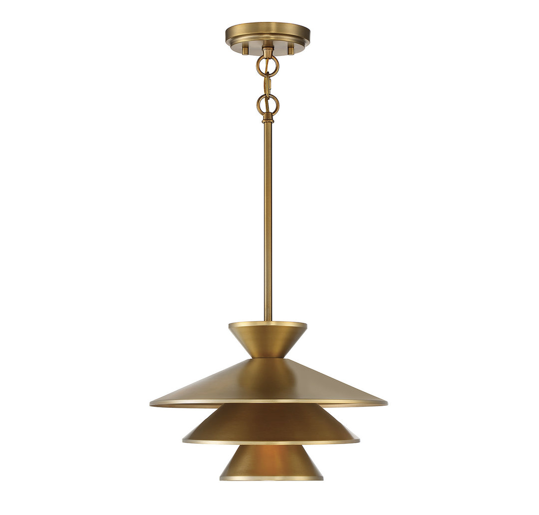 Meridian M70096NB Pendant Light - Natural Brass