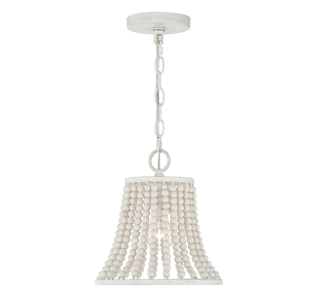 Meridian M70098WW Pendant Light - Weathered White
