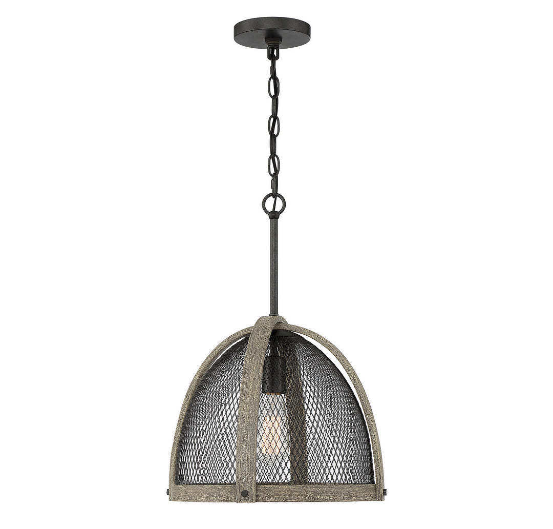 Meridian M70111DWW Pendant Light - Weathered Birch