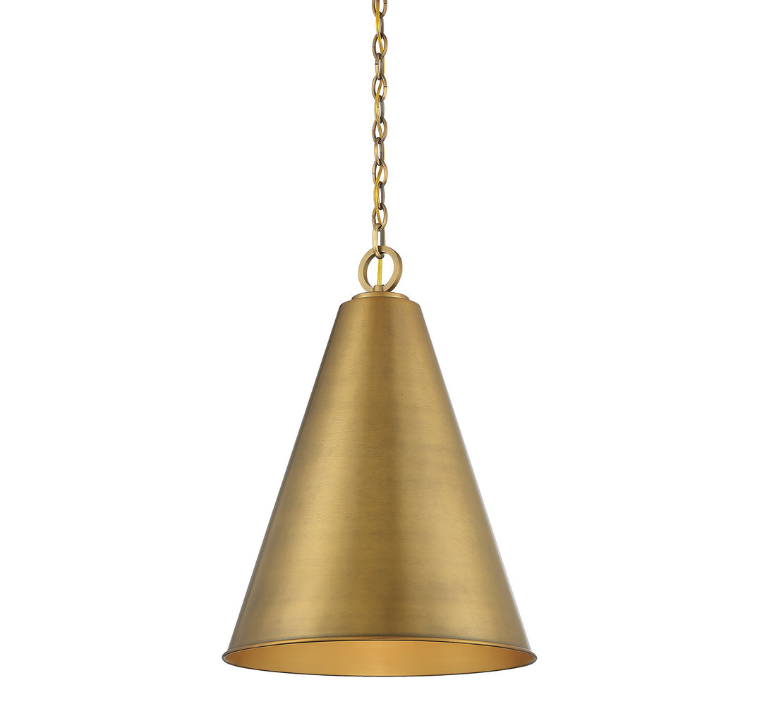 Meridian M70112NB Pendant Light - Natural Brass