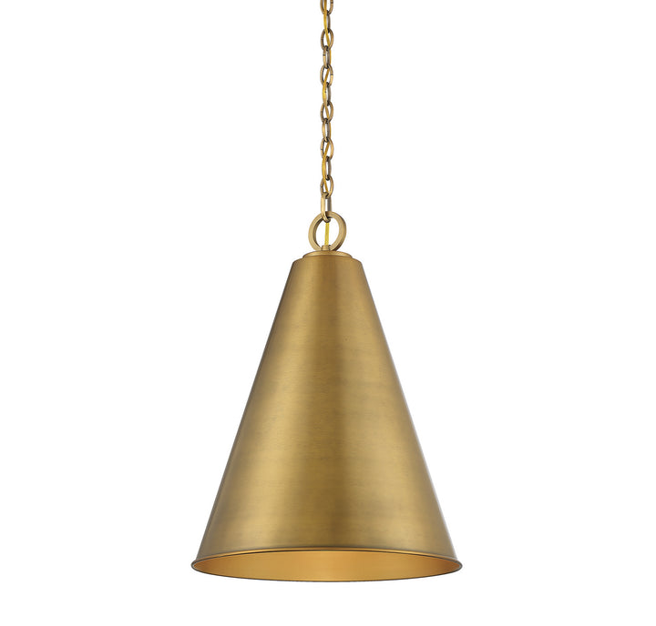 Meridian M70112NB Pendant Light - Natural Brass