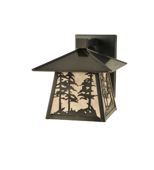 Meyda Tiffany Lighting 111694 Stillwater One Light Wall Sconce Outdoor Bronze / Dark
