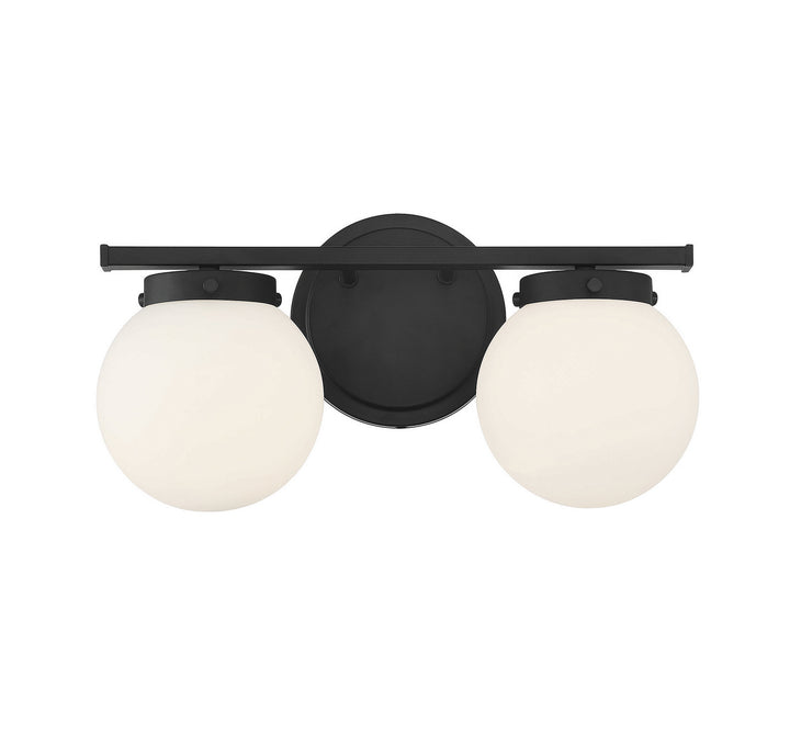 Meridian M80047MBK Bath Vanity Light 16 in. wide - Matte Black