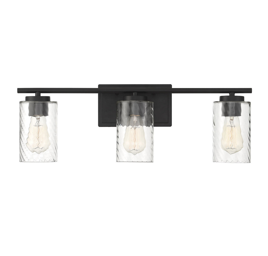 Meridian Mbath M80038MBK Bath Vanity Light 24 in. wide - Matte Black