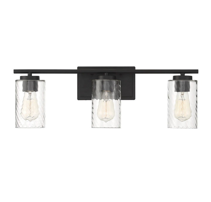 Meridian Mbath M80038MBK Bath Vanity Light 24 in. wide - Matte Black