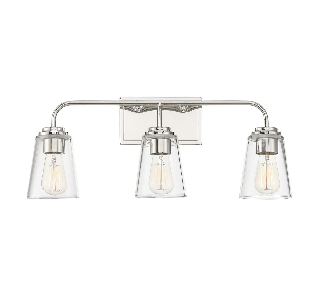 Meridian Mbath M80044PN Bath Vanity Light 24 in. wide - Polished Nickel