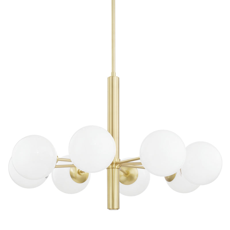 Mitzi Stella H105808-AGB Chandelier Light - Aged Brass