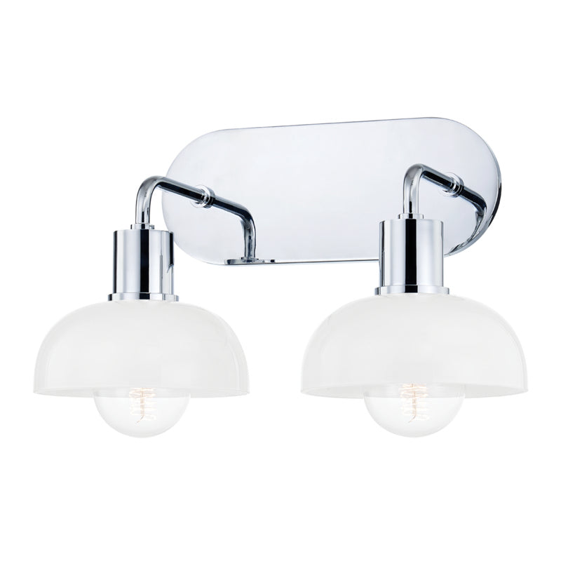 Mitzi Kyla H107302-PC Bath Vanity Light 15 in. wide - Polished Chrome