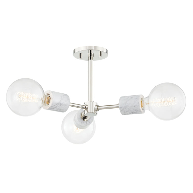 Mitzi Asime H120603-PN Ceiling Light - Polished Nickel