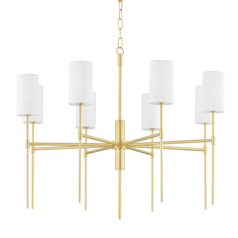 Mitzi Olivia H223808-AGB Chandelier Light - Aged Brass