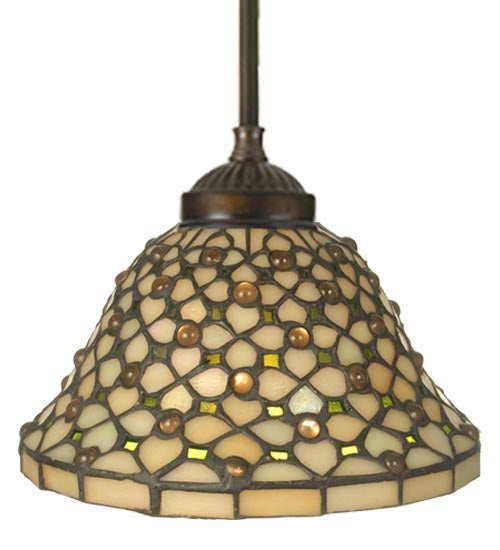 Meyda Tiffany Diamond & Jewel 111706 Pendant Light - Mahogany Bronze