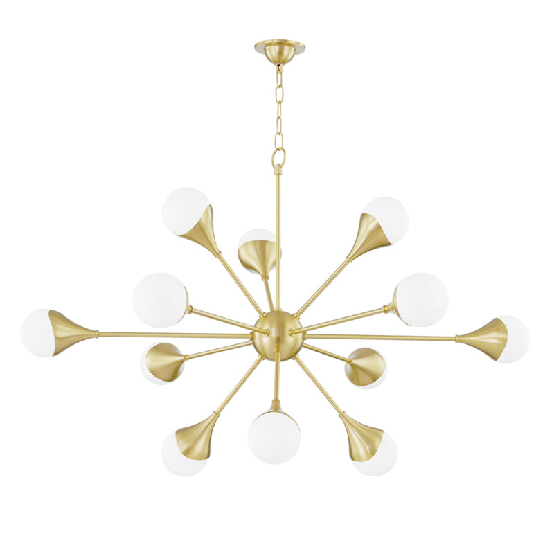 Mitzi Ariana H375812-AGB Chandelier Light - Aged Brass