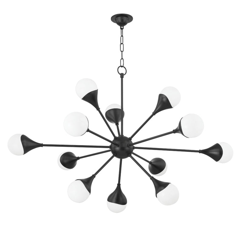 Mitzi Ariana H375812-SBK Chandelier Light - Soft Black