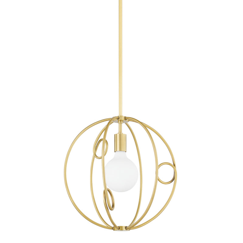 Mitzi Alanis H485701S-AGB Pendant Light - Aged Brass