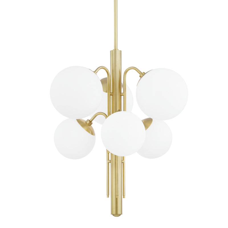 Mitzi Ingrid H504806-AGB Chandelier Light - Aged Brass