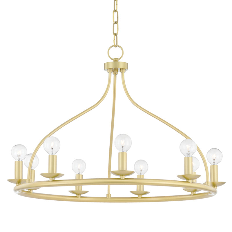 Mitzi Kendra H511809-AGB Chandelier Light - Aged Brass