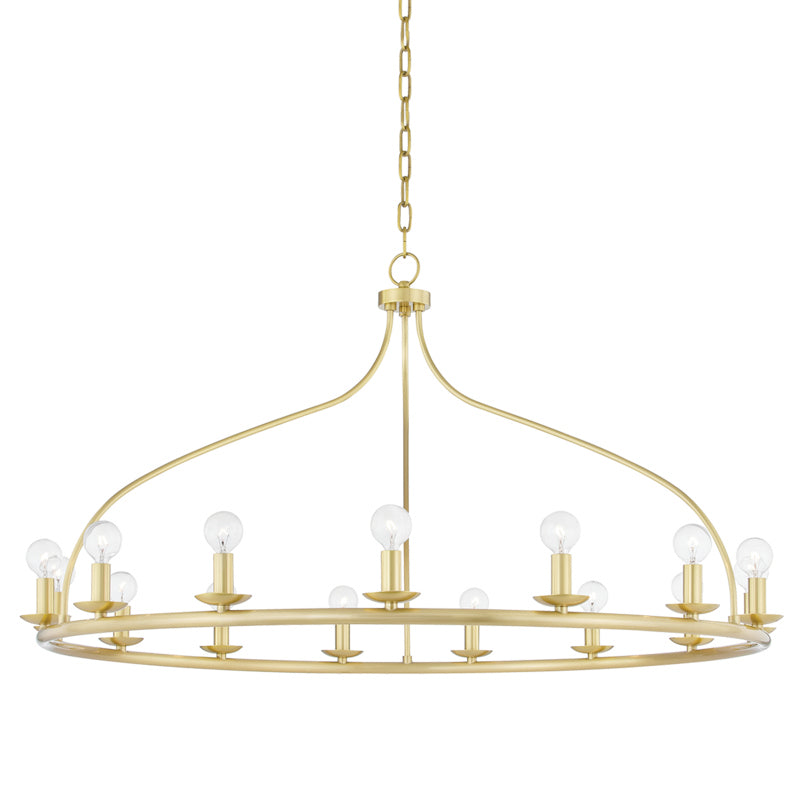 Mitzi Kendra H511815-AGB Chandelier Light - Aged Brass