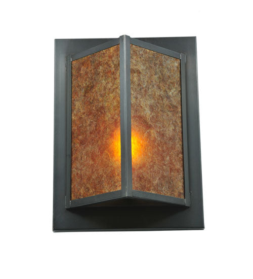 Meyda Tiffany Wedge 111710 Wall Light - Craftsman Brown