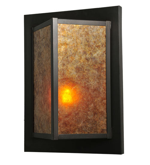 Meyda Tiffany Wedge 111710 Wall Light - Craftsman Brown