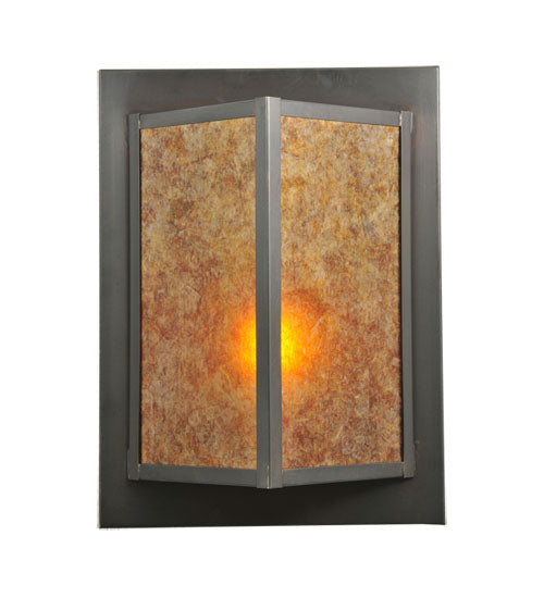 Meyda Tiffany Wedge 111710 Wall Light - Craftsman Brown