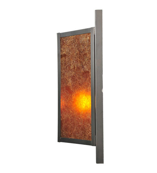 Meyda Tiffany Wedge 111710 Wall Light - Craftsman Brown