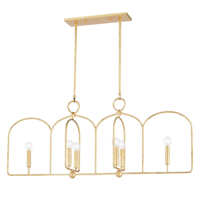 Mitzi Mallory H512906-GL Pendant Light - Gold Leaf