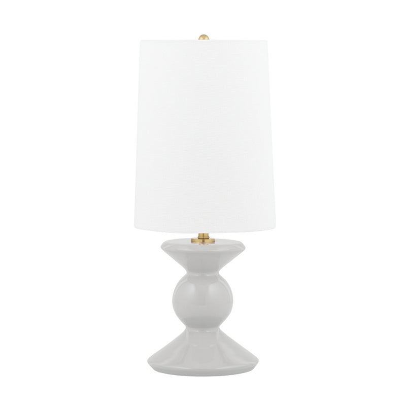 Mitzi Lighting HL451201-GRY Lonnie One Light Table Lamp Lamp Gray