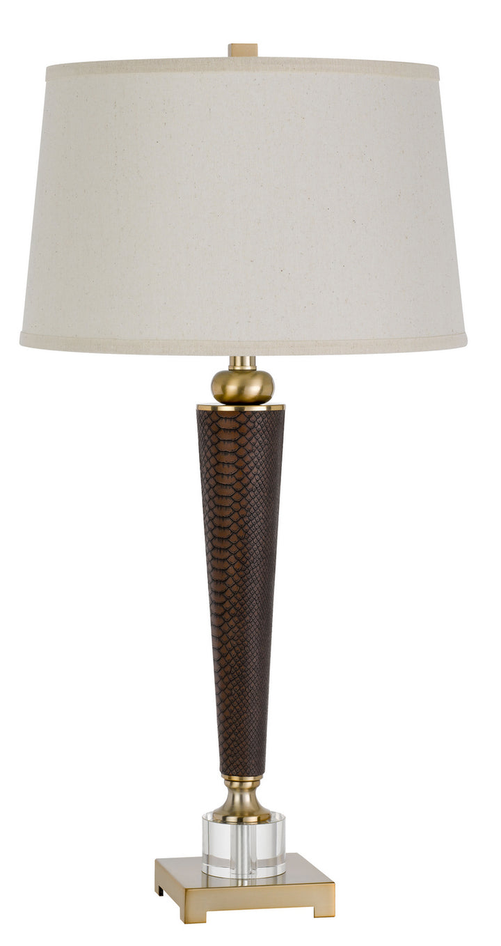 Cal Lighting BO-2977TB Sebree One Light Table Lamp Lamp Bronze / Dark