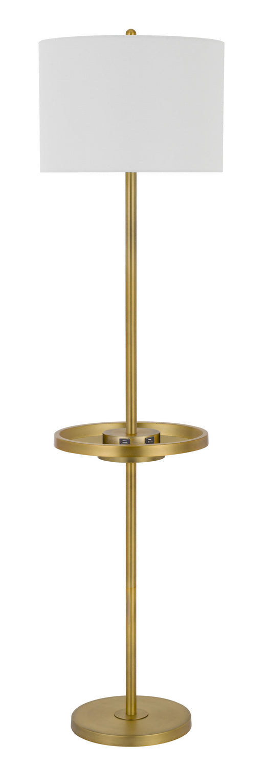 Cal Lighting BO-2983FL-AB Crofton One Light Floor Lamp Lamp Brass - Antique