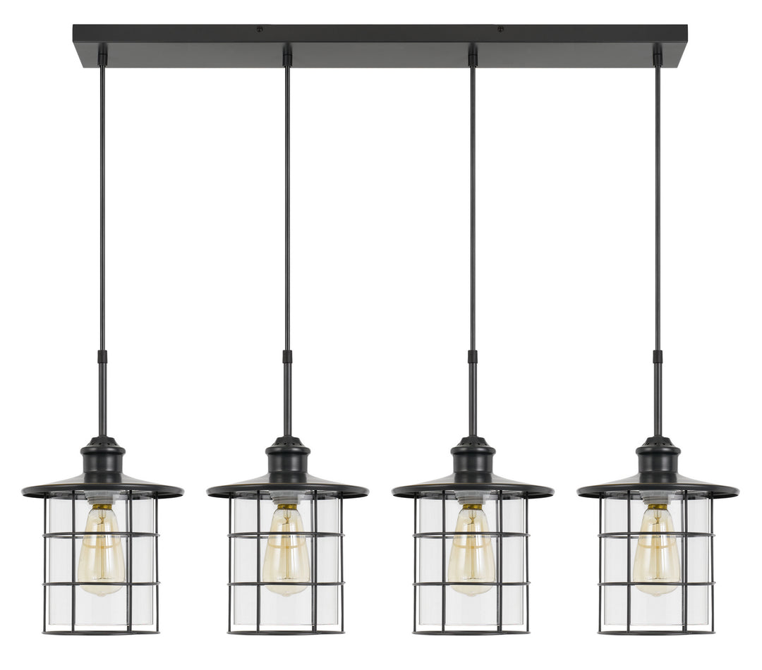 Cal Silverton FX-2668-4P Pendant Light - Dark Bronze