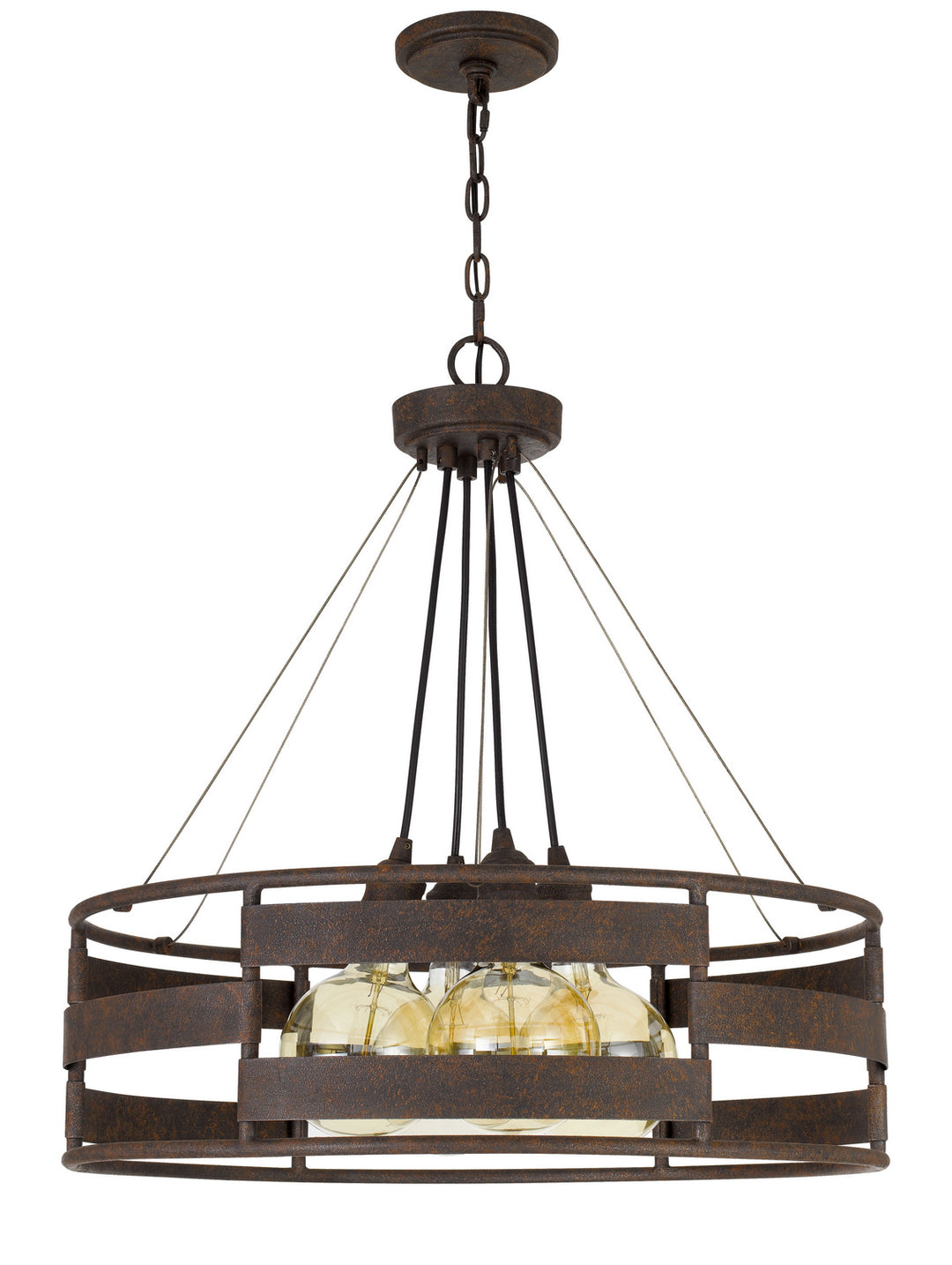 Cal Rochefort FX-3747-4 Pendant Light - Rust