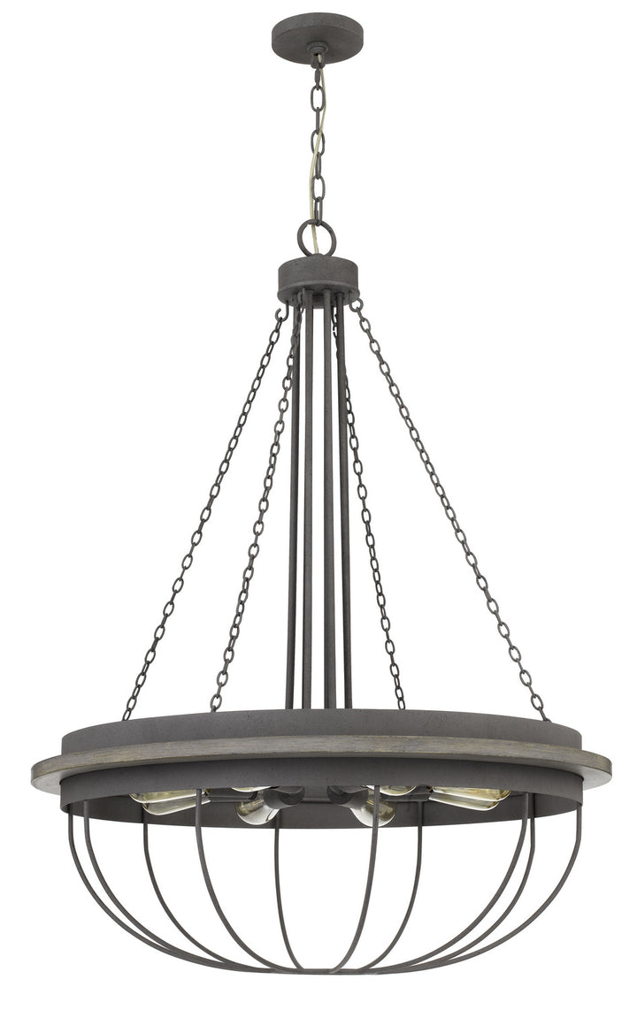 Cal Nixa FX-3748-8 Pendant Light - Dove Grey