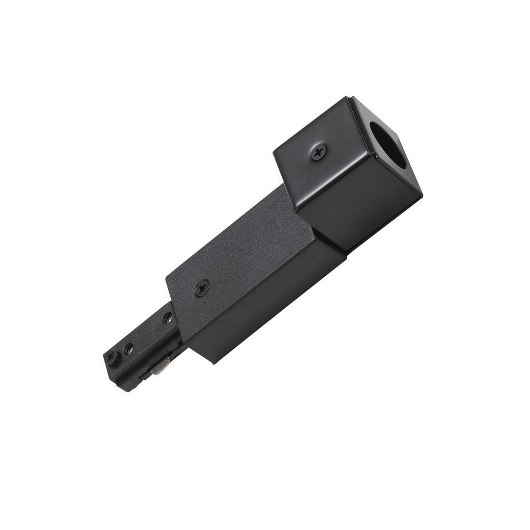 Cal Lighting HT-276-BK Cal Track Live End Conduit Fitter (3 Wires) Track Light Black