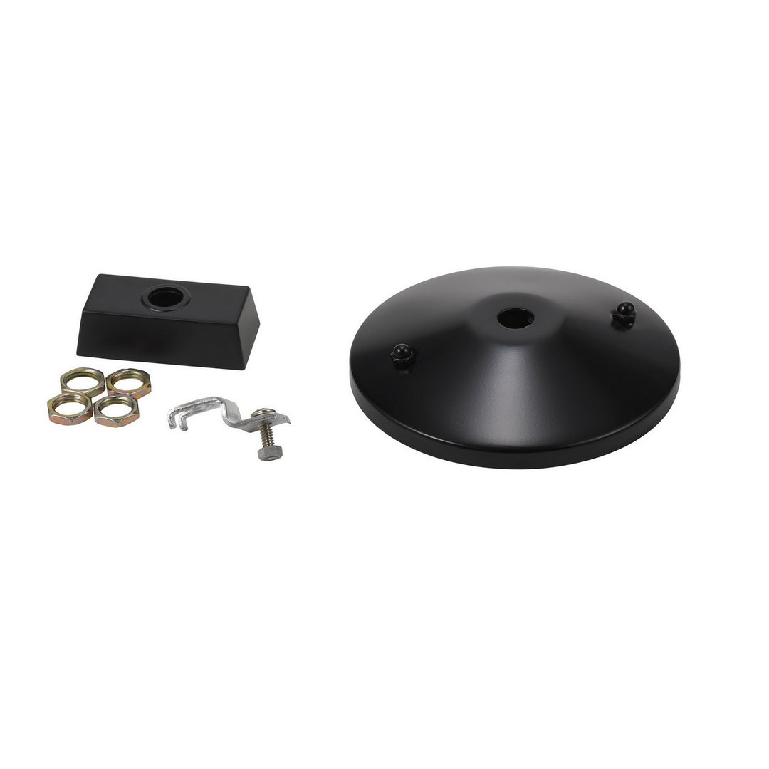 Cal Lighting HT-294-TP-BK Cal Track Drop Ceiling Assembly, Top Plate Track Light Black