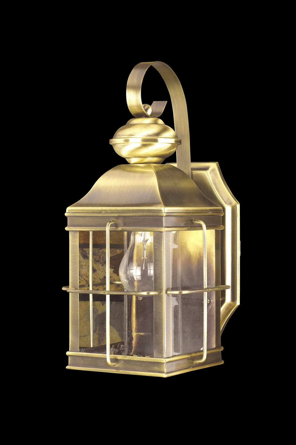 Cal Lighting OL-141WD-AB  120V,E27,60W,6 3/4 X 14 X 7 1/2, Sb Outdoor Brass - Antique