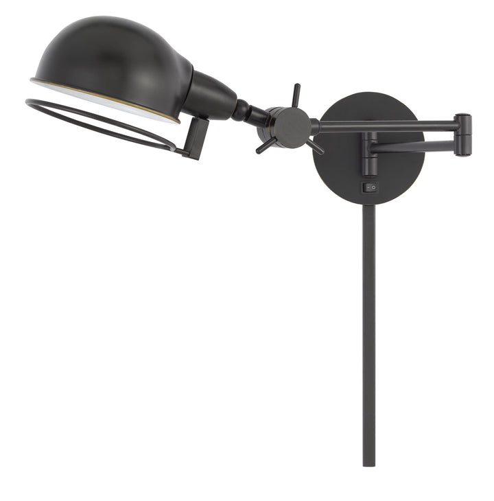 Cal Lighting WL-2924-DB Linthal One Light Swing Arm Wall Lamp Lamp Bronze / Dark