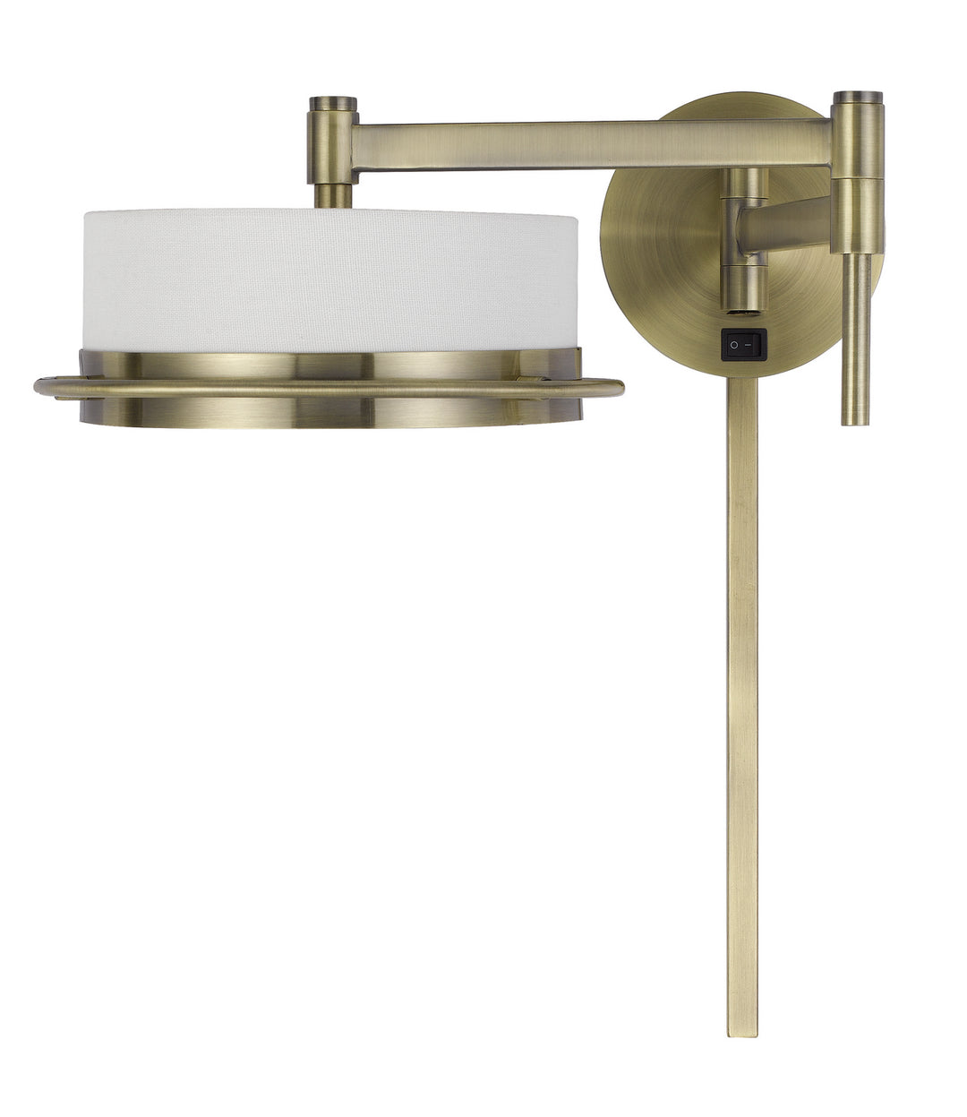 Cal Lighting WL-2929-AB Sarnen Led Swing Arm Wall Lamp Lamp Brass - Antique