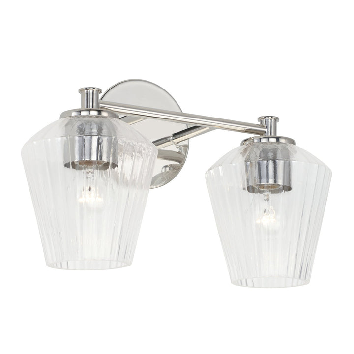 Capital Beau 141421PN-507 Bath Vanity Light 15 in. wide - Polished Nickel