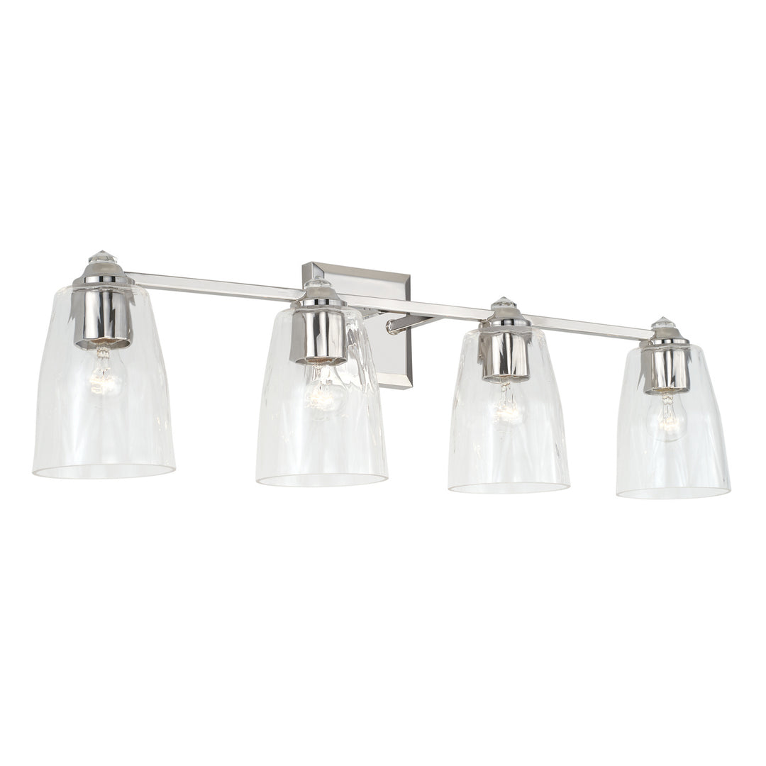 Capital Laurent 141841PN-509 Bath Vanity Light 32 in. wide - Polished Nickel