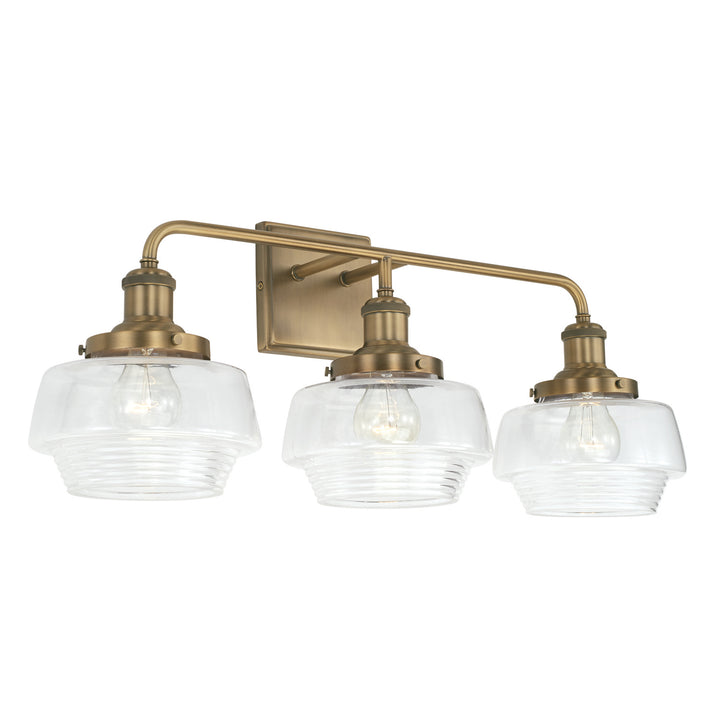 Capital Miller 142231AD-511 Bath Vanity Light 27 in. wide - Aged Brass