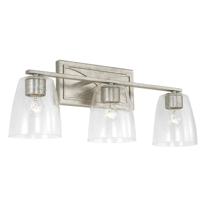 Capital Sylvia 142331AS-488 Bath Vanity Light 25 in. wide - Antique Silver