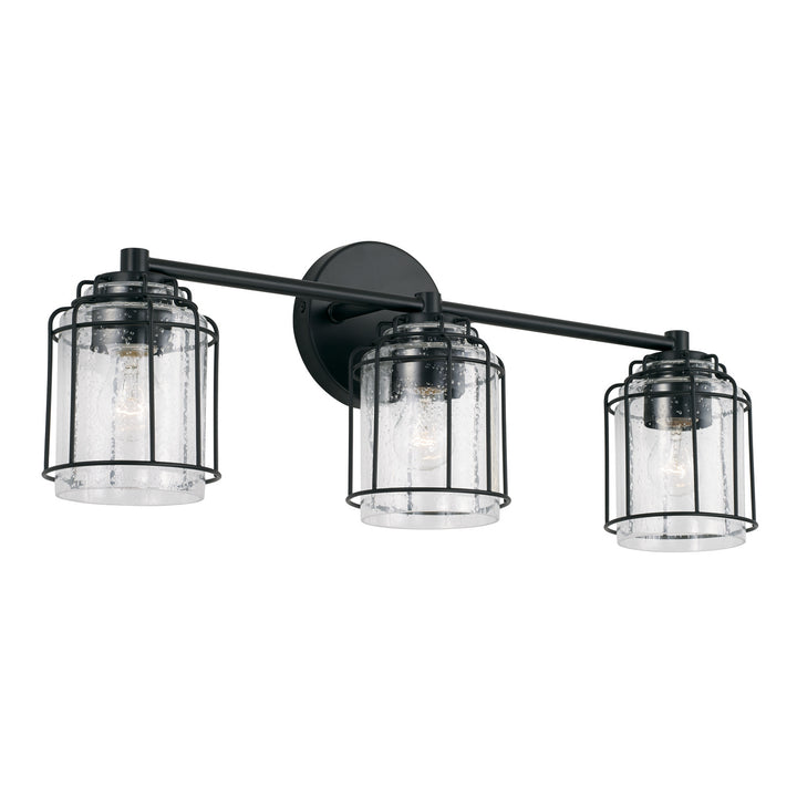 Capital Harmon 142931MB-516 Bath Vanity Light 24 in. wide - Matte Black