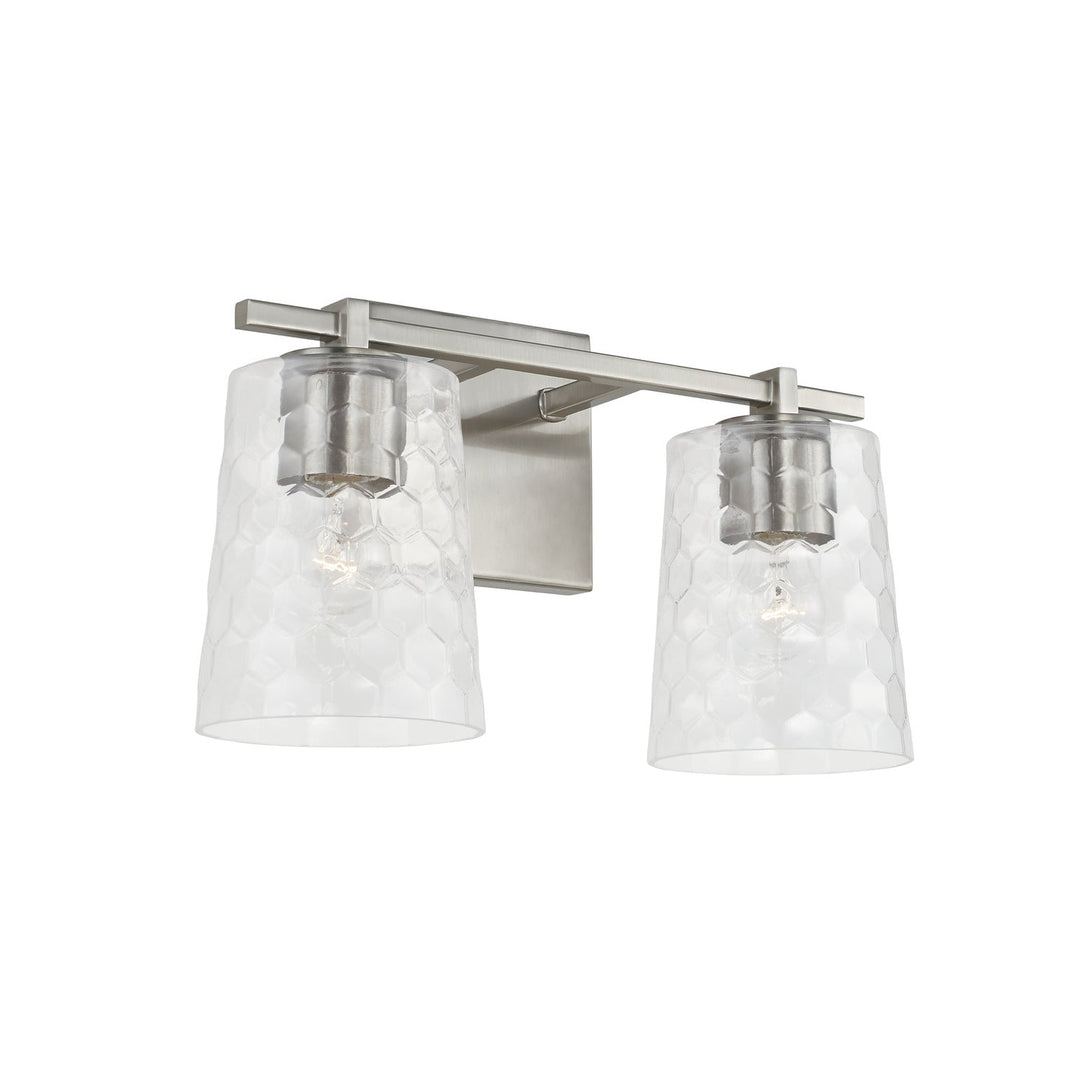 Capital Burke 143521BN-517 Bath Vanity Light 15 in. wide - Brushed Nickel