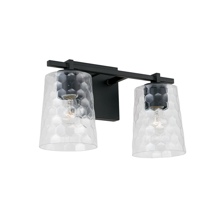 Capital Burke 143521MB-517 Bath Vanity Light 15 in. wide - Matte Black