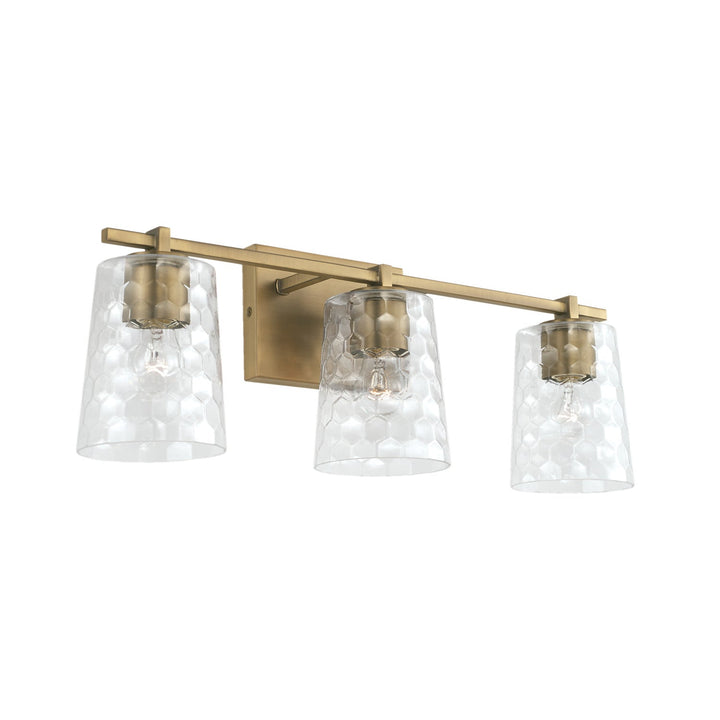 Capital Burke 143531AD-517 Bath Vanity Light 24 in. wide - Aged Brass