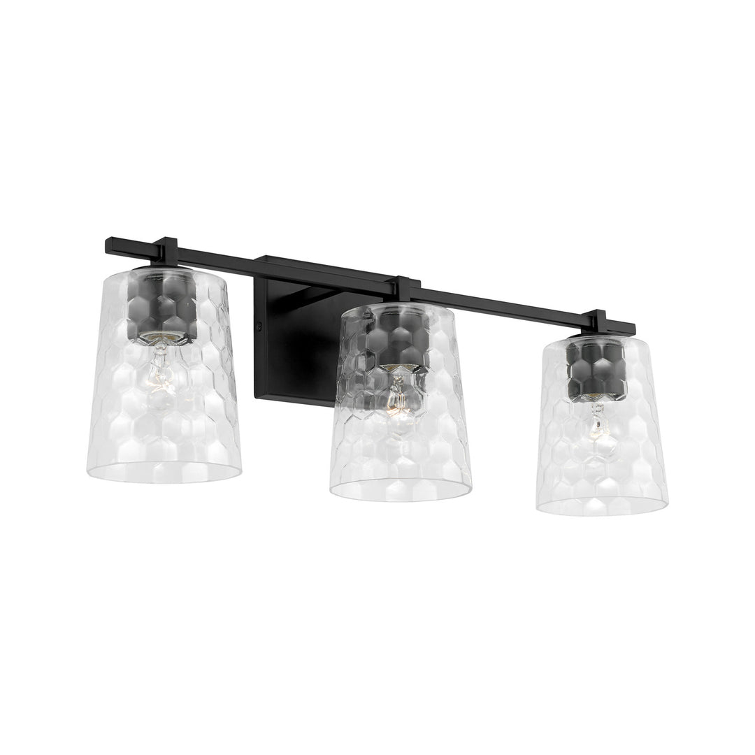 Capital Burke 143531MB-517 Bath Vanity Light 24 in. wide - Matte Black