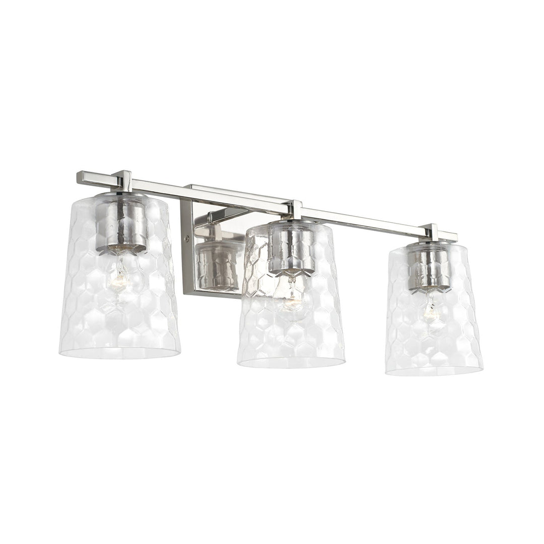 Capital Burke 143531PN-517 Bath Vanity Light 24 in. wide - Polished Nickel
