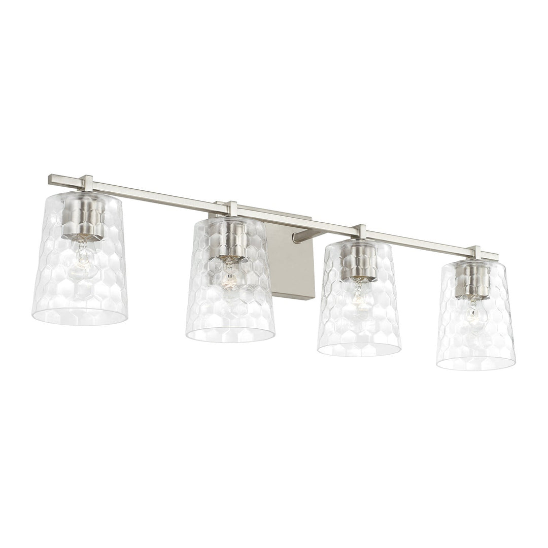 Capital Burke 143541BN-517 Bath Vanity Light 33 in. wide - Brushed Nickel
