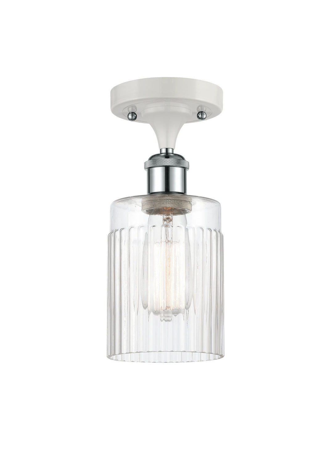 Innovations Ballston 516-1C-WPC-G342 Ceiling Light - White and Polished Chrome
